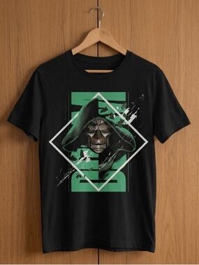 Avengers: Doomsday Doctor Doom Black Graphic T-Shirt